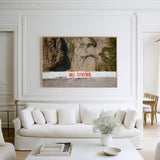 No Diving 24x18 print in gallery frame