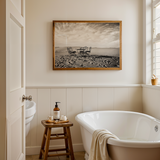 A Seat at the Table desert landscape with dramatic sky and empty chairs